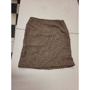 Harold's Skirt Size 8 Houndstooth Acrylic Polyester Blend Womenswear Fashion